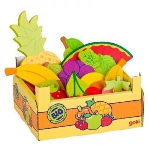 Koszyk z owocami, zabawa w sklep dla dzieci