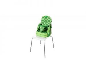 Przenośny fotelik dla dziecka z neoprenu (zielony w kropki)