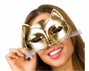 Maska kot złoty dla dzieci