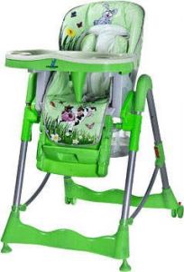 Krzesełko do karmienia Magnus Fun zielone