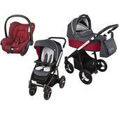 Wózek wielofunkcyjny 3w1 Lupo Husky Baby Design + Citi GRATIS (czerwony)