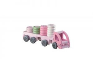 Kids Concept, Ciężarówka z Klockami Pink