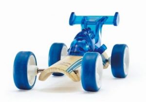 HAPE Niebieska wyścigówka - zabawka dla dzieci