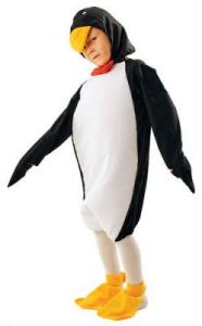 Strój Pingwin - przebrania , kostiumy dla dzieci - 98/104