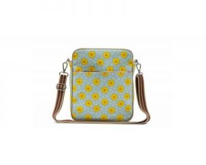Torba Pink Lining Out and About Mini Messenger Sunflowers