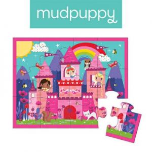 Mudpuppy - Puzzle w saszetce Zamek księżniczki 12 elementów 2+