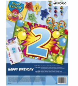 Zestaw dekoracyjny "2 urodziny"