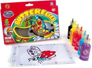 Motyle malowane na szkle - kreatywna zabawka dla dzieci