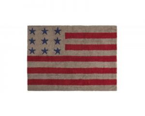 Lorena Canals, Dywan do prania w pralce Flag American Linen Red