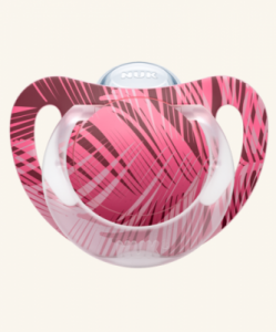Silikonowy smoczek uspokajający NUK Genius Color - 0-6 m - różowy