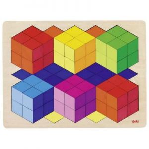 Puzzle drewniane dla dzieci, 86 elementów,3D,