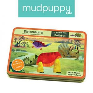 Mudpuppy - Magnetyczne konstrukcje Dinozaury