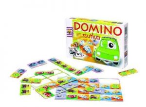 Gra Domino Autka zabawka dla dzieci