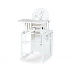 Klupś Krzesło wielofunkcyjne do karmienia dla dziecka Safari Zajączek