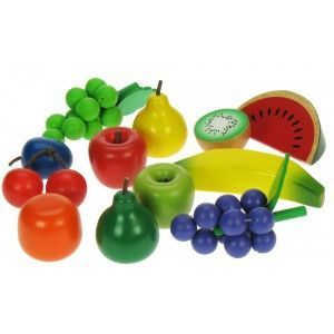Siatka owoców (13 sztuk), do zabawy dla dzieci