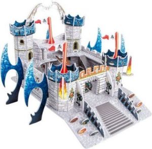 Puzzle 3D Zamek Smoka do zabaw dla dzieci