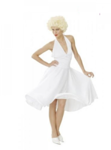 Sukienka Marylin Monroe biała - M - dla dorosłych