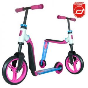 Scoot & Ride - Highwaybuddy 2w1 hulajnoga i rowerek 3+ Pink