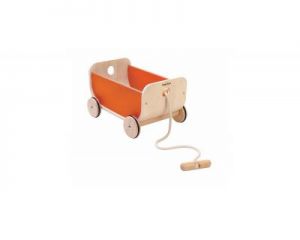 Wózek -wagon pomarańczowy, Plan Toys