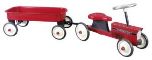 Jeździk dla dzieci - Traktor z przyczepą