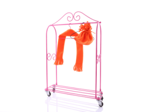 WeGirls - Pomarańczowa czapka i szalik dla lalek