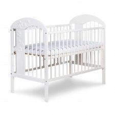 Klupś łóżeczko niemowlęce Radek VII - Białe