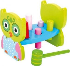 Przebijanka sowa - zabawka zręcznościowa dla dzieci