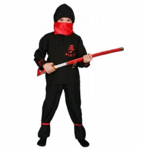 Ninja - przebrania / kostiumy dla dzieci, odgrywanie ról 104cm