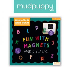 Mudpuppy - Naklejka magnetyczna - tablica kredowa ABC