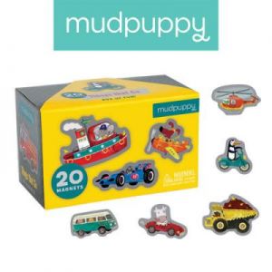 Mudpuppy - Zestaw magnesów Środki transportu 20 elementów