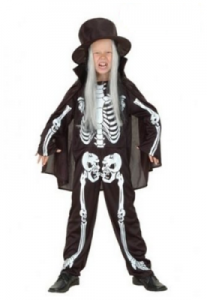 Kościotrup 7-9 lat kostium dla dzieci na Halloween
