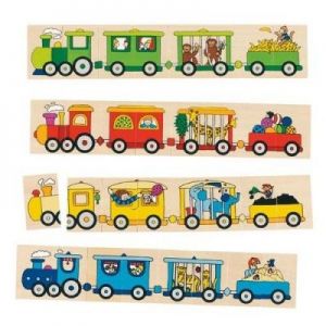 Puzzle dla dzieci - lokomotywa