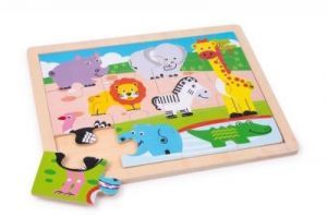 Puzzle dla dzieci Dzikie zwierzęta