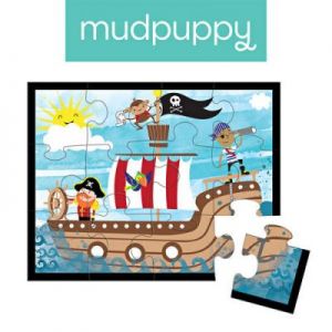 Mudpuppy - Puzzle w saszetce Piraci 12 elementów 2+