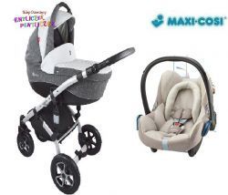 Wózek Tutek Tirso 3w1 FOTEL MAXI COSI CABRIOFIX