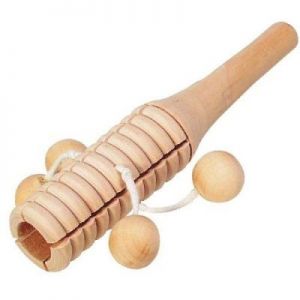 Instrument perkusyjny - Blockdrum z 4 drewnianymi kulkami