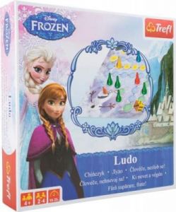 Gra planszowa Ludo dla dzieci - Frozen Kraina Lodu
