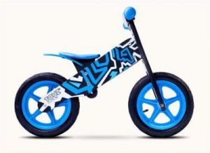 Rowerek biegowy dla dzieci ZAP BLACK/BLUE