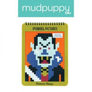 Mudpuppy - Kolorowanka piksele Potwory