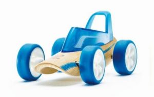 HAPE Błękitna wyścigówka - zabawka dla dzieci