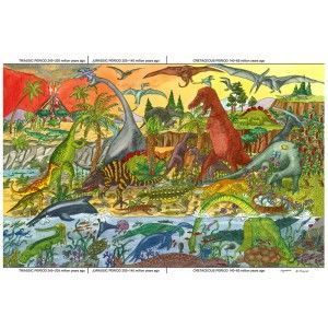 Puzzle dla dzieci Dinozaury 24 elementy