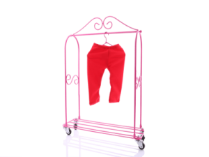 WeGirls - Czerwone legginsy dla lalek