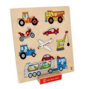 HAPE Pojazdy puzzle - zabawka dla dzieci