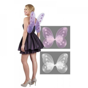 Skrzydła Motyla 50 x 36 cm - do zabawy dla dzieci - fioletowe