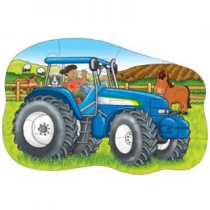 Maly Traktor - Układanka dla dzieci dwustronna