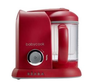 Beaba - Urządzenie do gotowania dla niemowląt Babycook red