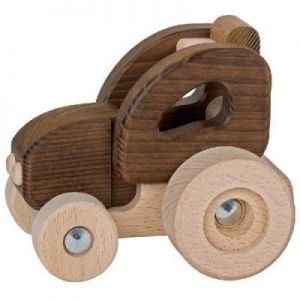Traktor drewniany - zabawka dla dzieci