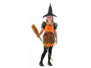 Strój na Halloween Czarownica na Balu 4 - 6 lat, kostium/ przebranie dla dzieci, odgrywanie ról