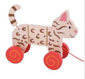 Kotek do ciągnięcia zabawki dla dzieci