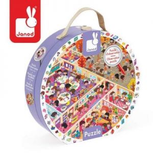 Puzzle obserwacyjne w walizce Szkoła - zabawki dla dzieci